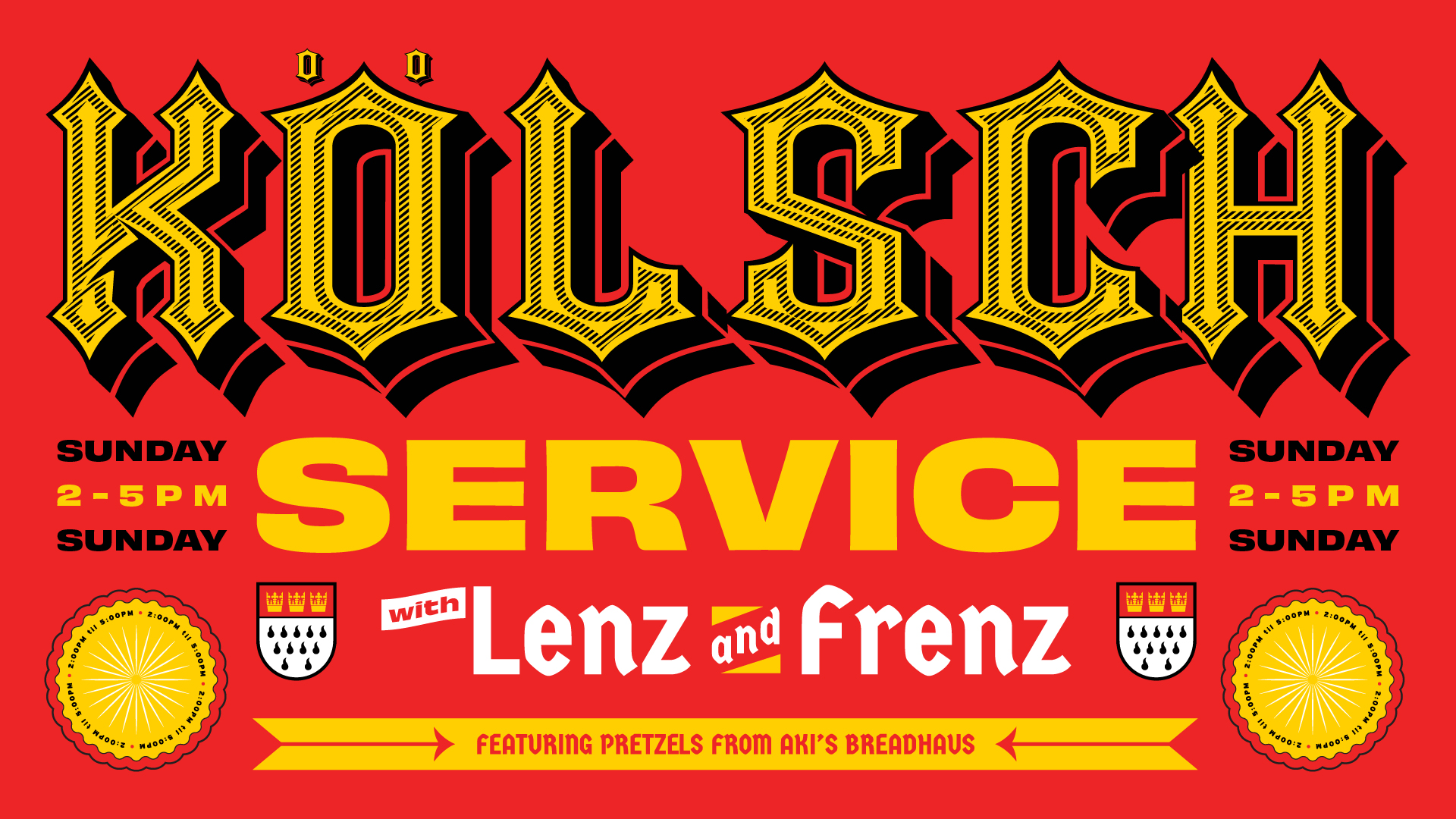 Sunday Kölsch Service w/Lenz and Frenz