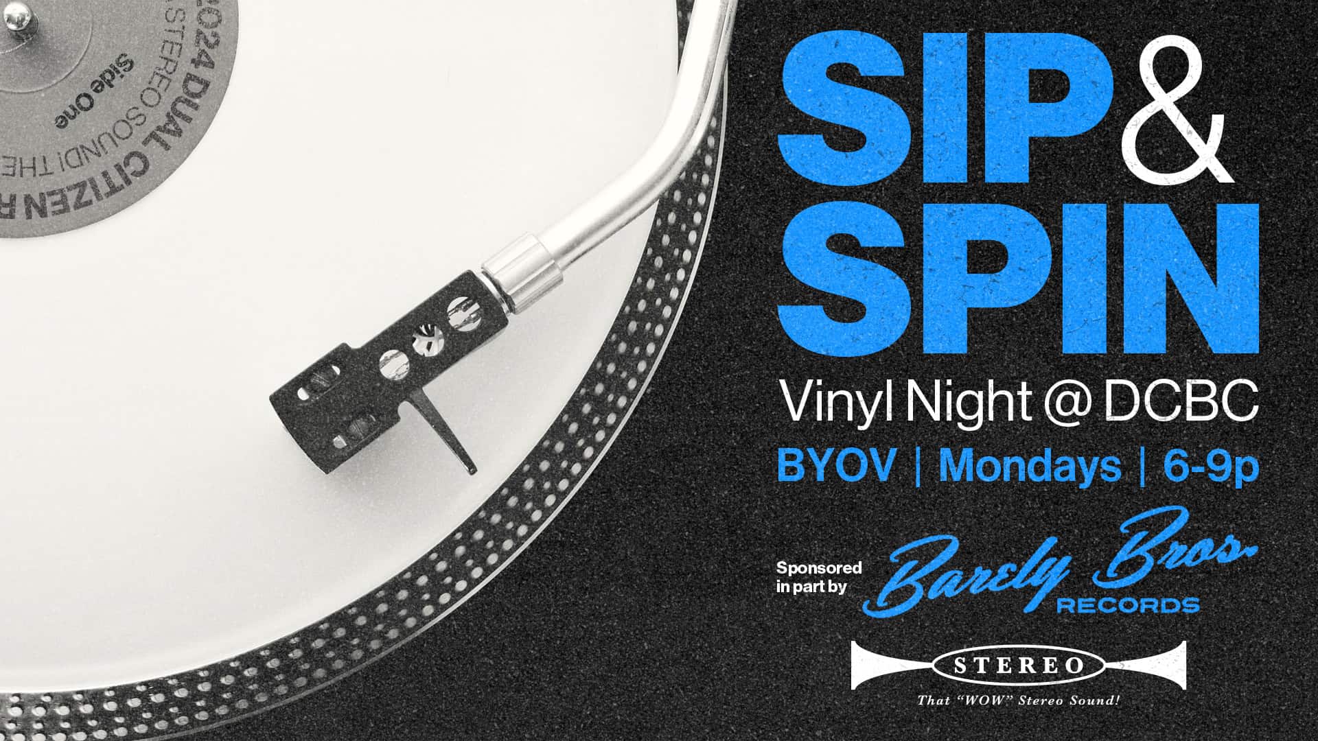 Sip & Spin | Vinyl Night