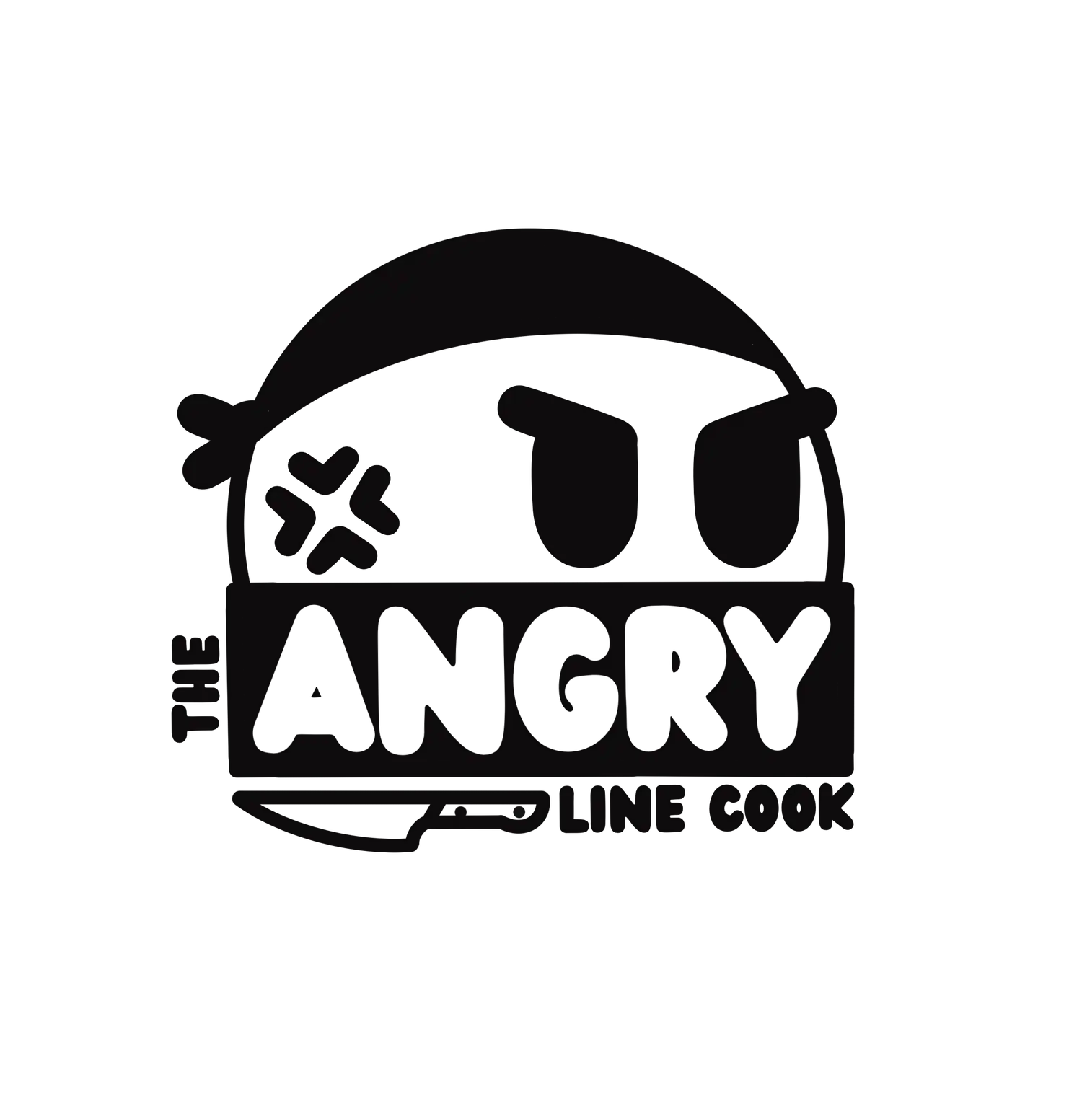 Angry Line Cook + JR Food Craft Logo