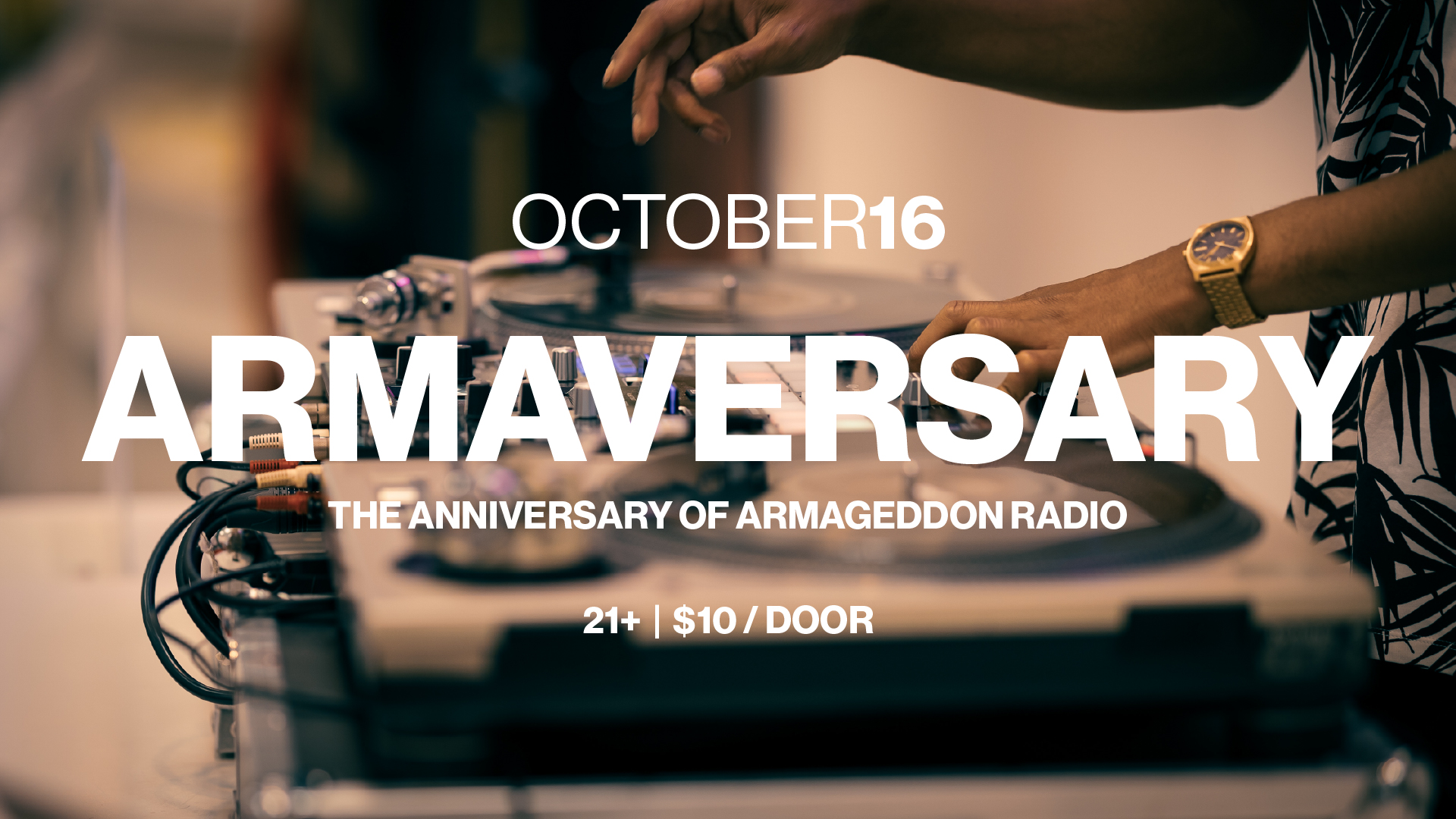 Armaversary: THE ANNIVERSARY OF ARMAGEDDON RADIO